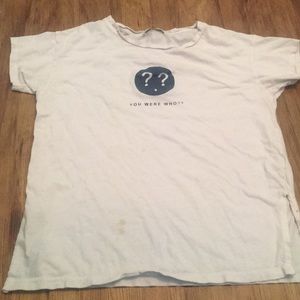 You Were Who? Crop Top Zara